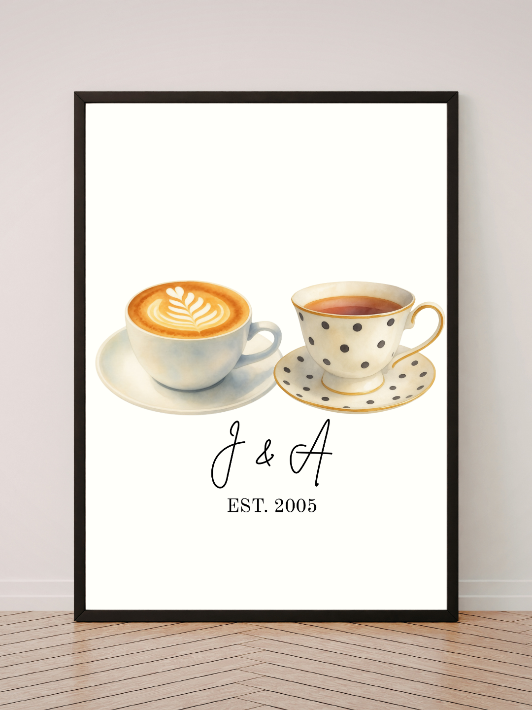 The Perfect Pair | Personalised Drinks Prints