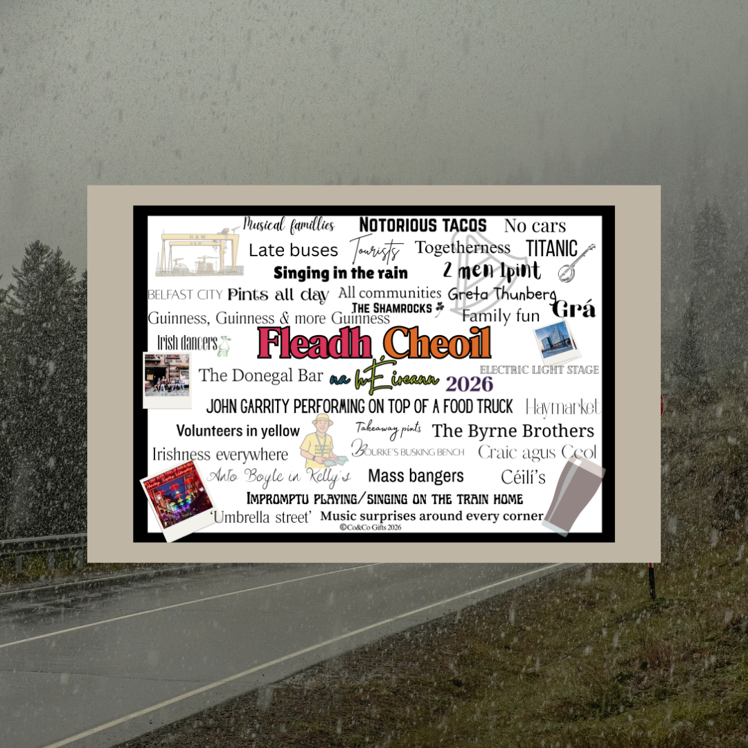 Fleadh Cheoil na hÉireann Belfast 2026 Print | Belfast Wall Art